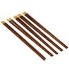 5 Pairs Chinese Style Wooden Chopsticks Set Safe Handcrafted Tableware Gift for Family FriendsWenge