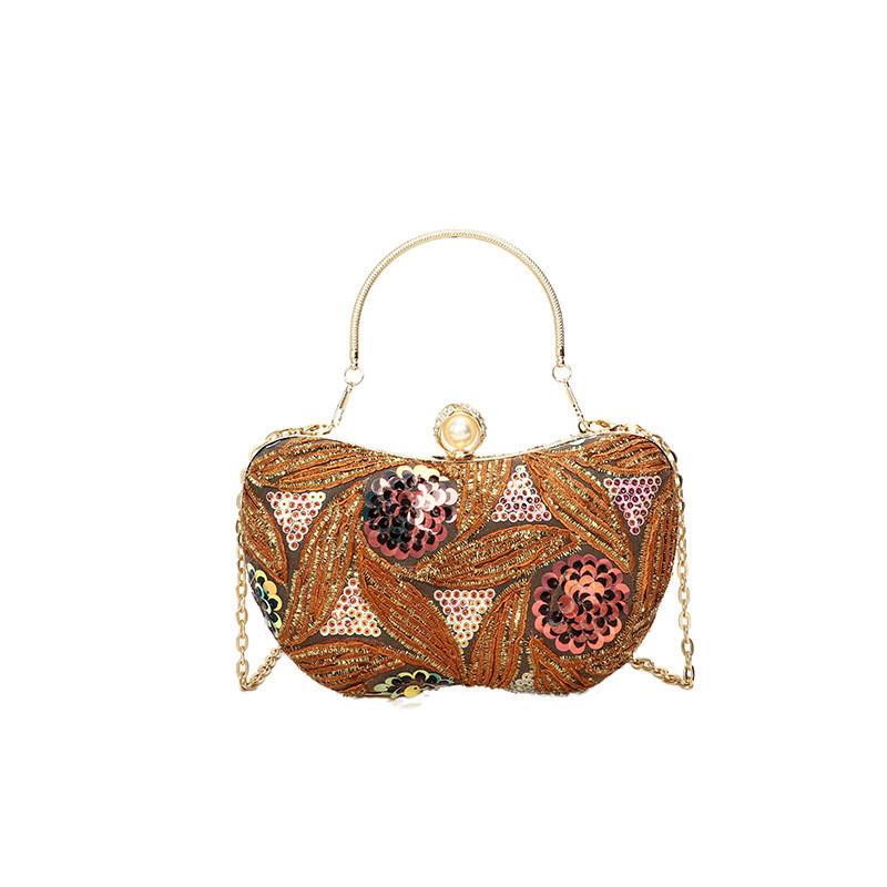 Borsa da sera stile cinese con paillettes per feste e serate fuori da donna
