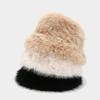 Winter-Bucket-Hut aus Kunstfell, flauschiger, warmer Hut, Pelzmütze für Damen und Herren, pelzige Fischerkappe