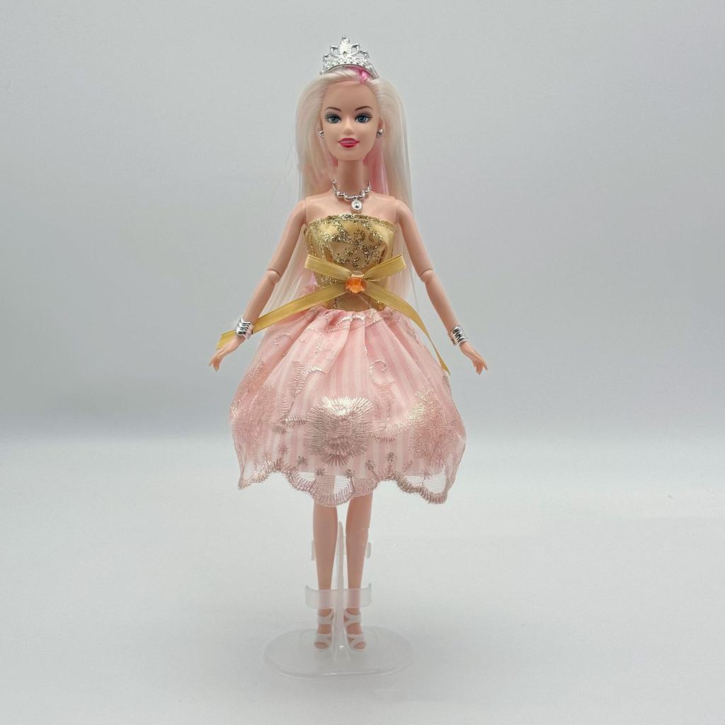 Doll Supermodel Toy Clothes Fashion Trendy White Polka Dot Fantasy Series Princess Dress For 30Cm 1/6 Bjd Fr Doll Dress Up Skirt