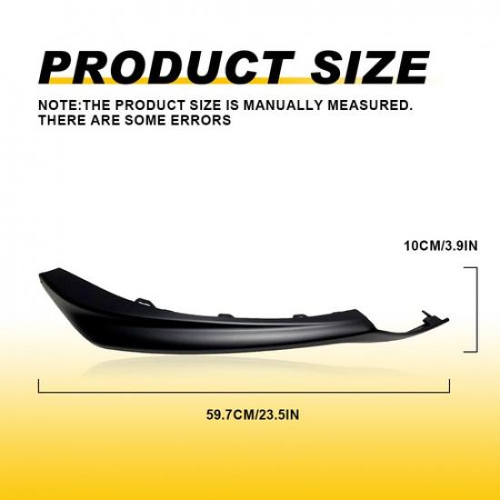 Front Left Side Bumper Cover Trim Molding For - Toyota Camry XSE SE EXV