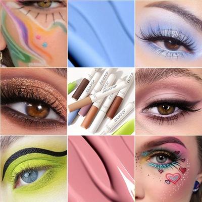 Основа для тіней Fog Liquid Eye Shadow Base Liquid Color Development Matte Color Base Lying Silkworm Waterproof Eye Shadow Base