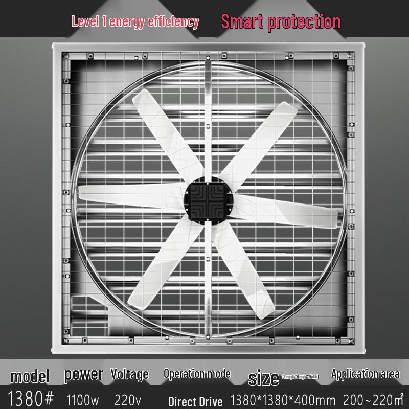 Industrial Variable Frequency Exhaust Fan for Farm & Greenhouse Ventilation Cooling