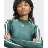 Adidas 3s Cropped Long Sleeve   Green Ir8136