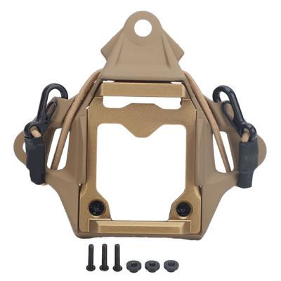 Capacete Suporte NVG Base para Câmera Esportiva Dispositivo de Visão Noturna Base Suporte Liga de Alumínio Capacete NVG