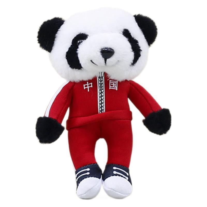 Delightful Soft Panda Plush Toy Keychain Cute And Colorful Backpack Decoration