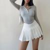 Fashion Slim Fit Women Pleated Skirt Summer High Waist Sexy Mini Skirt Jk Korean Girl Dance Skirt