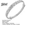 Women Copper Cuff Jewelry Bracelet Adjustable Size Star Pattern Design