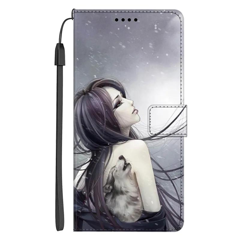 Flip Case For Honor X6c Cover Leather Book Shell For Honor X6b Cases Wallet Printed Stand Case For Honor X6a Painting Cover X6C