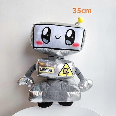 Lankybox pluszowa zabawka Lankybox Foxy pluszowy wymienny robot kreskówkowy miękka zabawka pluszowy prezent dla dzieci zamieniony w lalkę dziewczyna poduszka na łóżko