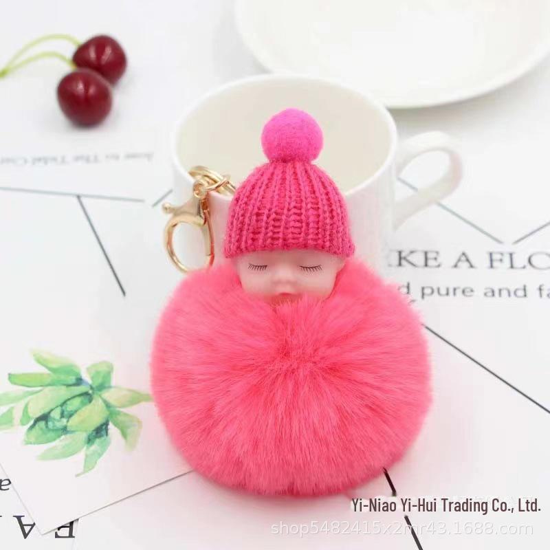 

Брелок для ключей KOOROL Adorable Baby Fur Ball Plush - Идеально подходит для сумок и автомобилей