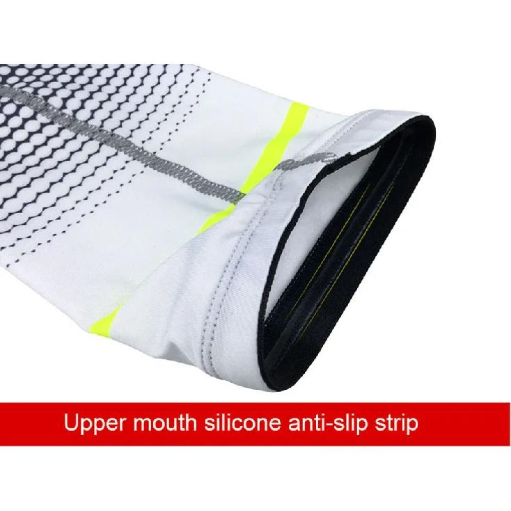 1 Pair Cool Men Cycling Running Bicycle UV Sun Protection Cuff Cover Protective Arm Sleeve Bike Sport Arm Warmers Sleeves