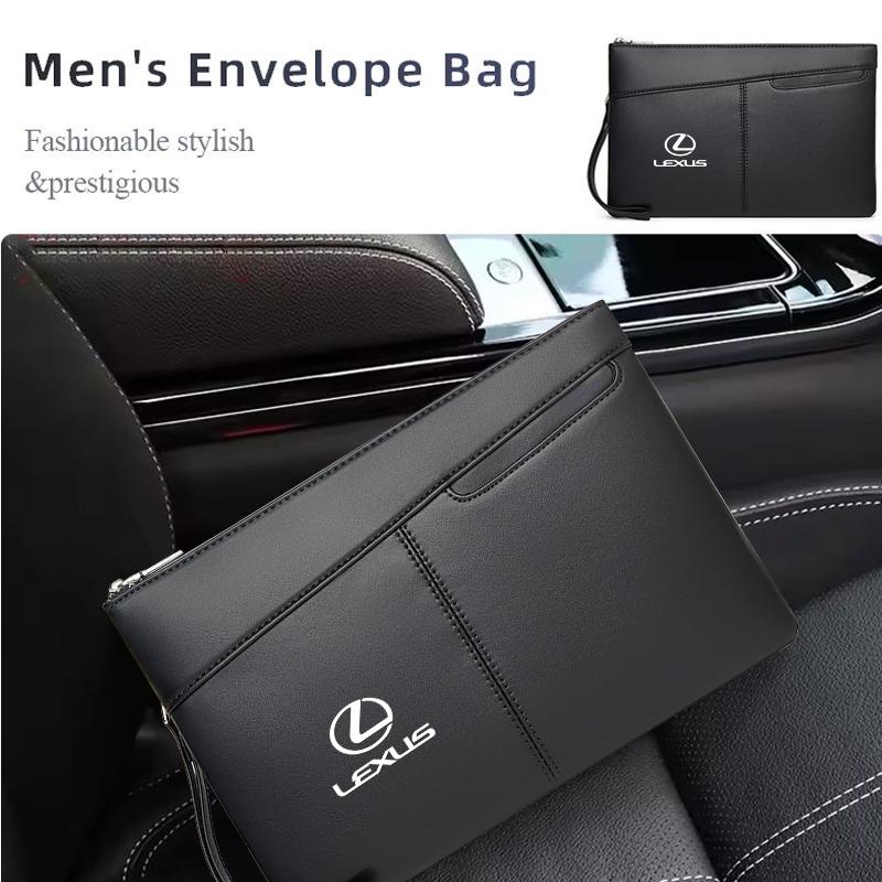 Car Men's Clutch Bag Card Holder Business Coin Purse Wallet Interior For Lexus IS250 IS200 ES350 GS400 GS430 GX460 HS250h IS300