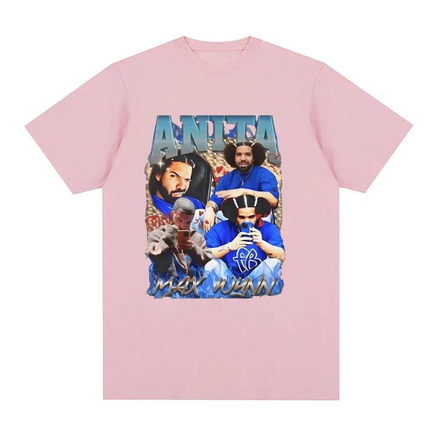 Drake Anita Max Wynn Funny Meme Graphic T-shirts for Men Women Clothing Fashion Hip Hop Style T-shirt Casual 100% Cotton T Shirt