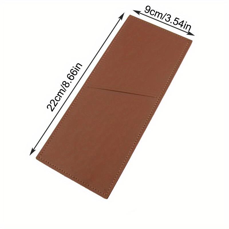 Elegant 2-Piece Leather Utensil Pouch Set - Insertable Storage Bags for Forks & Spoons Weddings and Table Decor Lightweight Utensil Organizers