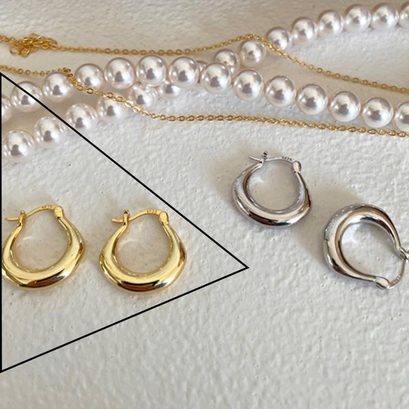 

VENTFILLE 925 Стерлинговая медь Массивные серьги-кольца для женщин Геометрический круг Панк Ухо Циркон Вечеринка Подарки 2023 Новинка Дропшиппинг