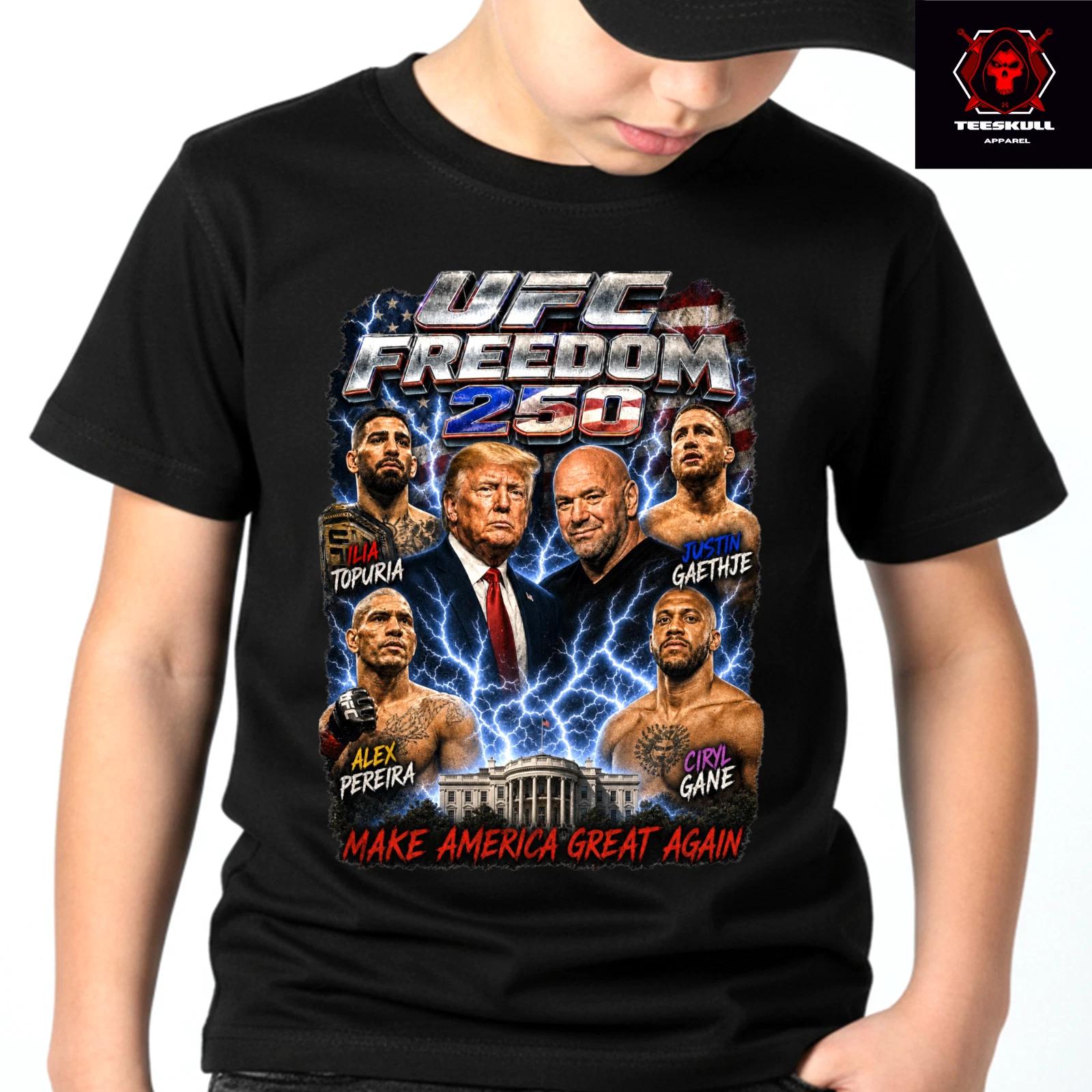 UFC Freedom 250 Patriotic MMA Fight Night Premium Unisex T-Shirt M