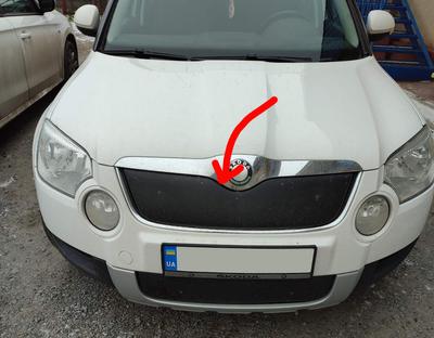Winter Grille (top, 2009-2013) Matte for Skoda Yeti