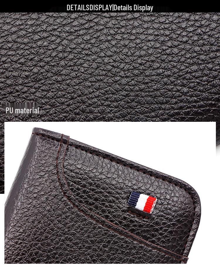 Men's Portable Multi-Functional Large Capacity Slim Card Holder with Multiple Slots