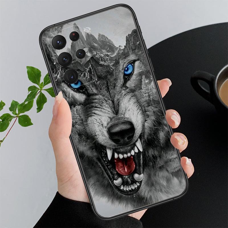 

Phone Case For Samsung A55 A16 A56 A36 A35 A15 A53 A54 A33 A34 A25 A05S A52 A52S A14 A26 A71 Animal Wolf A36