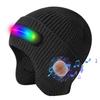 Wireless Bluetooth 5.4 Music Beanie Hat with Reflective Stripe, Waterproof Noise Reduction Stereo Headphones for Outdoor Sports