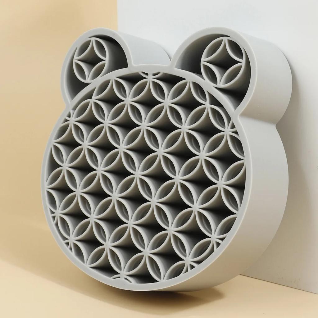 Silikon Nagelbürste Make-up Pinsel Ausstellungsständer Regal Aufbewahrungskoffer Trockengestell Bürstenhalter Make UP Halter Organizer