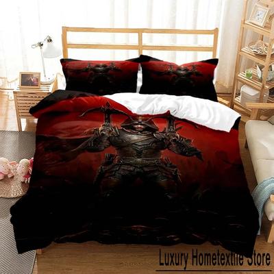 Spiel Diablo Bettwäsche Set Jungen Mädchen Twin Queen Size Bettbezug Kissenbezug Bett Kinder Erwachsene Mode Home Textile Anpassbare