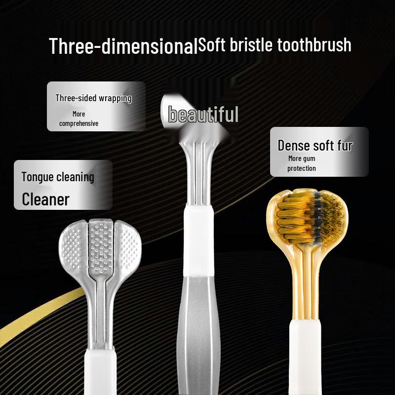 Dr. Tooth 3-Sided Soft Bristle Toothbrush