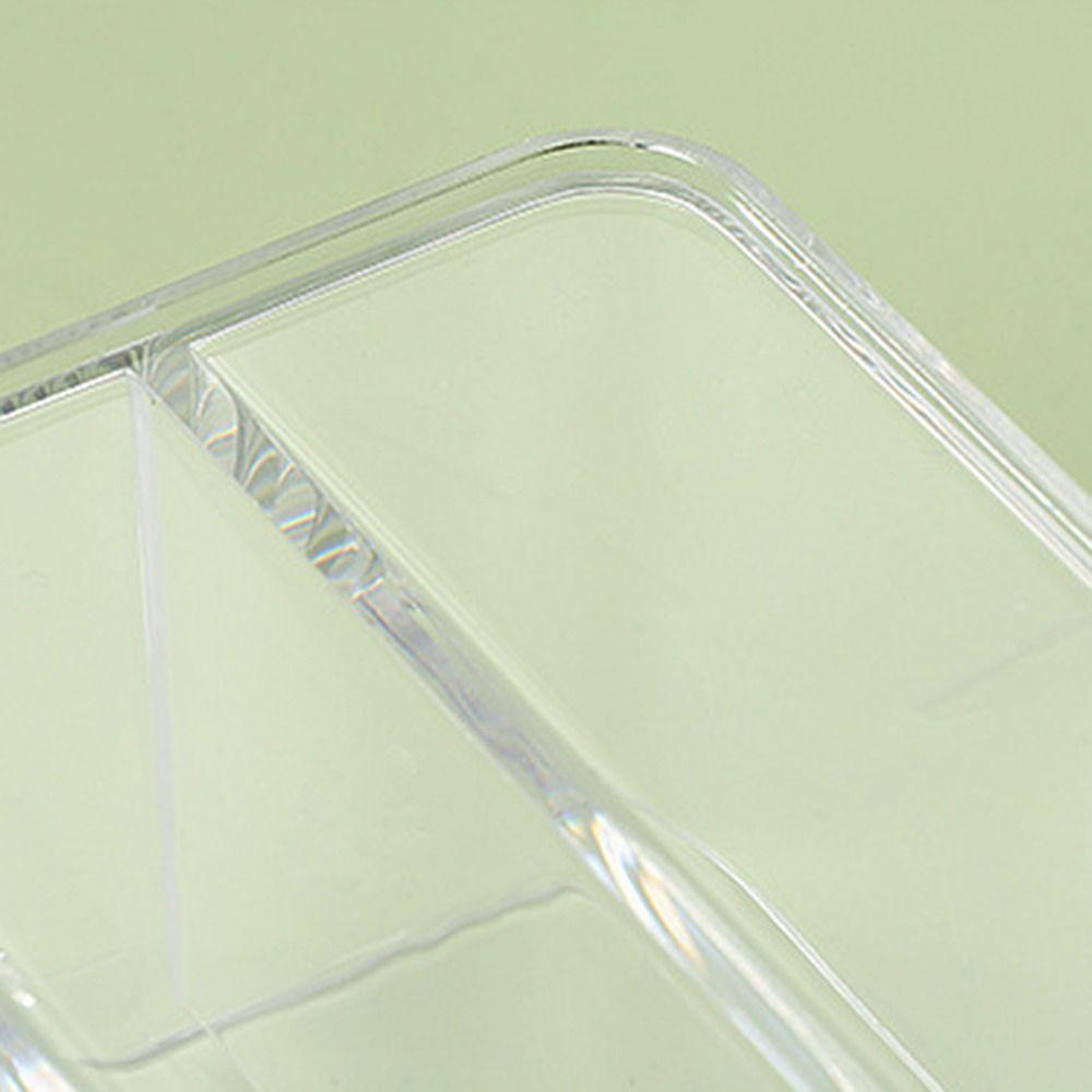 Transparent Stationery Finishing Box Portable Sticky Note Sorting Box  Earphone