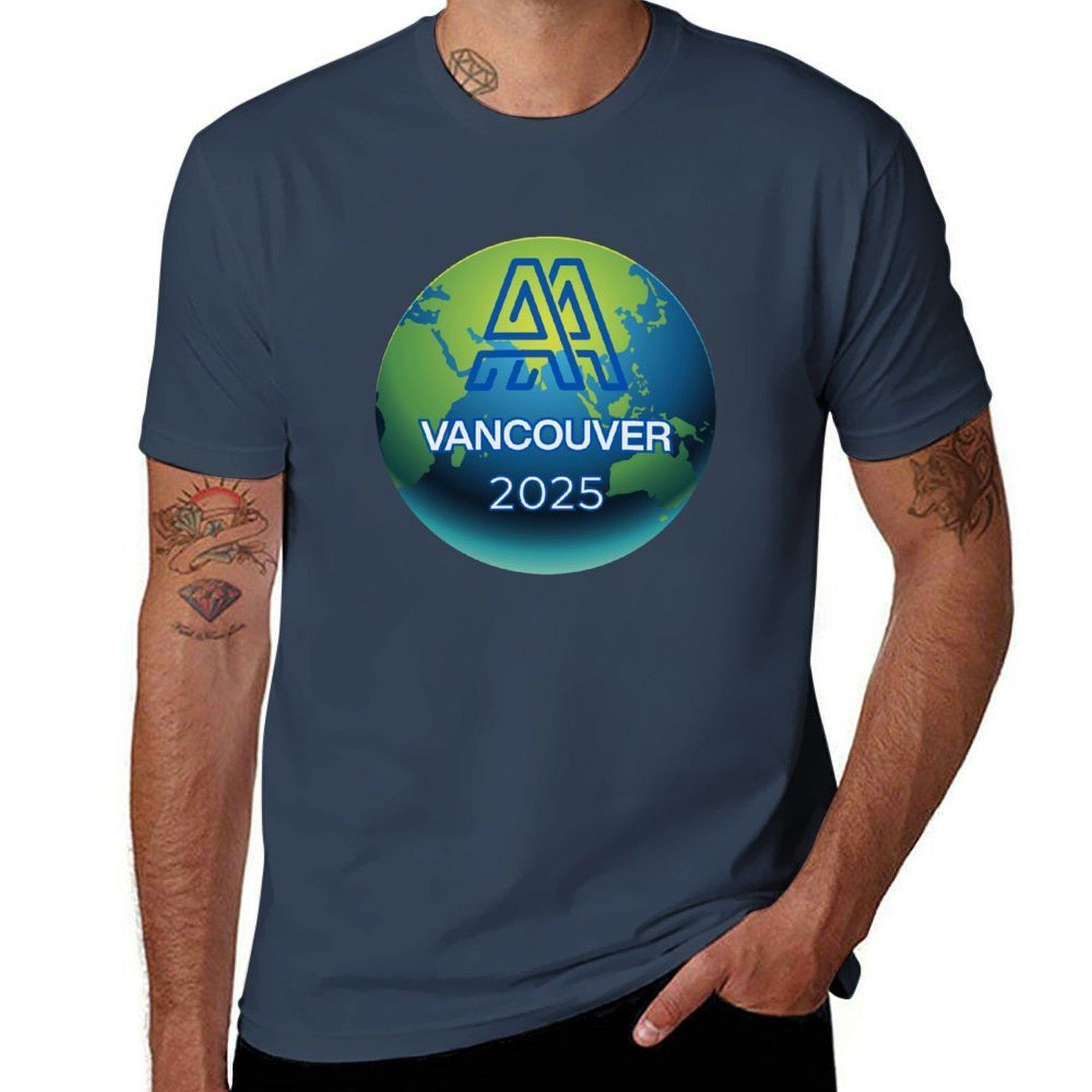 Aa International Convention 2025 Tee Tshirt Trendy Print Short Sleeve Tshirt S