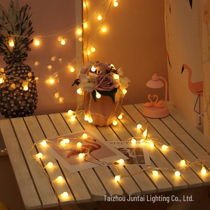 Flashing LED Solar Star String Lights - Multicolor Decorative Lights for Camping Tents and Outdoor Canopies