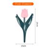 Simulation Tulip Flower Plastic Fence Fence Fence Garden Lawn Decoration Landscape Outdoor Courtyard Decorations