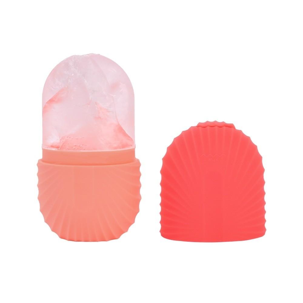 Silicone Ice Cube Face Roller Cooling De-Puffing Facial Silicone Ice Mold Shrink Pores Skincare Tool Facial Ice Roller