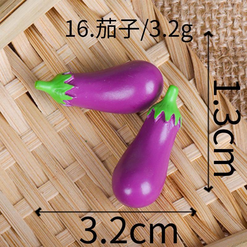 Creative Imitation of Real Food Play Vegetable Doll House Landscape Decoration Accessories Miniatures