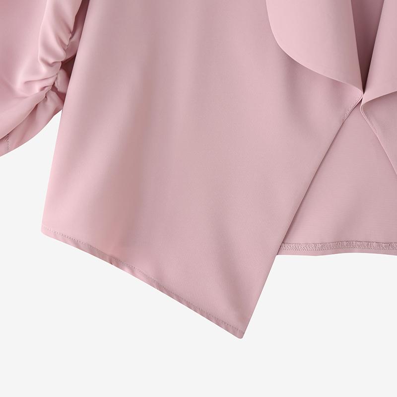 ZANZEA Women Casual Turn Down Collar Loose Long Sleeve Cardigan Tops