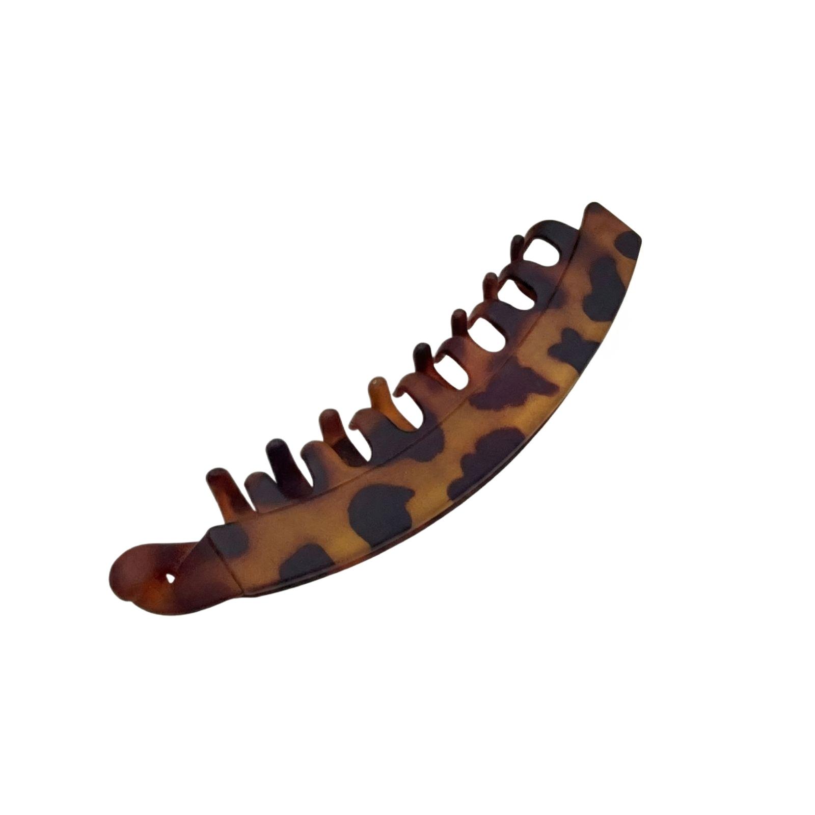 

Vintage Leopard Print Banana Hairpin One Size