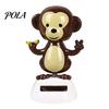 Banana Holding Monkey Figure Solar Car Ornaments, Shaking Head Toy, Toy Figure, Dashboard Swinging Interior Decoration Ornaments
