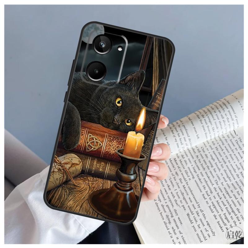 

Witch Cat For Realme 15 10 11 13 12 14 Pro Plus C65 C67 C71 C63 C61 C55 C51 C53 C75 GT6 GT7 Pro Case Realme 14 Pro Plus