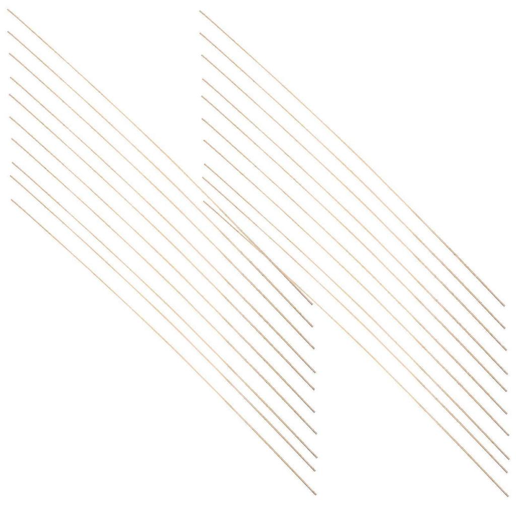 20pcs Bamboo Kite Support Sticks For Diy Making Flexible Dowels Stable Frame Shape Lightweight Dowel Sticks For Kite Construction