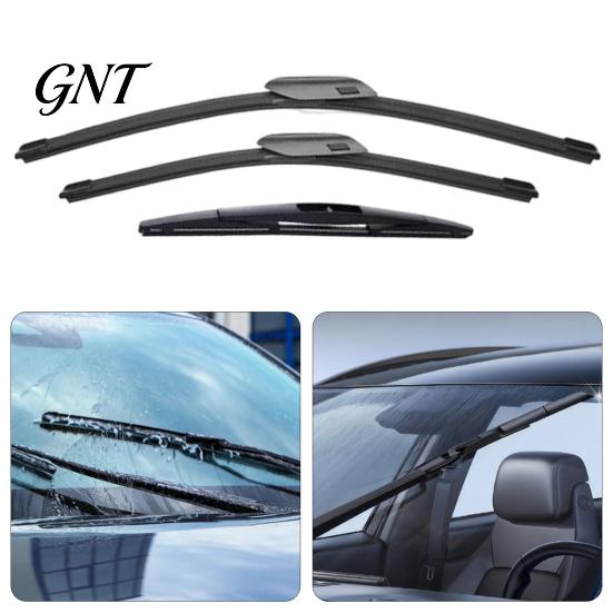 All Weather Rain Wipers 3Pcs/Set Beam Wiper Blades for Chery Tiggo 8 Plus Pro Automotive Cleaning Supplies MAX 2020-2024, 23"+18"+9" Front Rear
