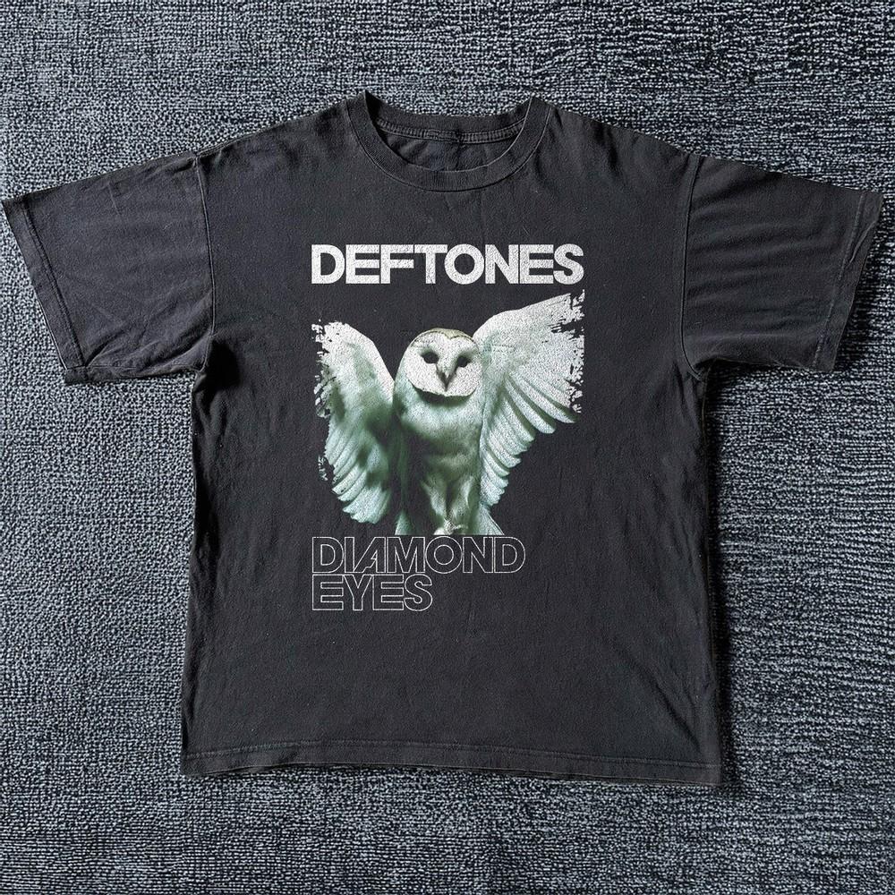 Deftones Diamond Eyes T-Shirt Vintage Rock Metal Band Grafica Album Unisex Tee T-Shirt Unisex