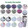 Für 40 Unzen Thermos-Wasserflaschenabdeckung Kaffeetassen Klappdeckel mit Strohhalm Ersatz Auslaufsichere Becher Tumbler Deckel Zubehör