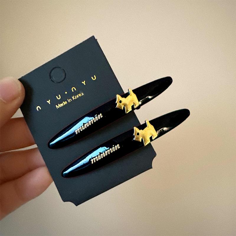 Maple Leaf Leather Duck Bill Clip Hairpin Women Disc Hair Broken Hair Side Clip Hair Clips For Girls Hairbows For Girls