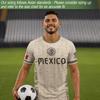 Men's Casual Soccer Jersey Short Sleeve Top Featuring Mexico Themed Graphic Print Lightweight Breathable Fabric Comfortable Fit