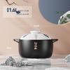 ZISIZ Ceramic Clay Pot for Stews and Rice
