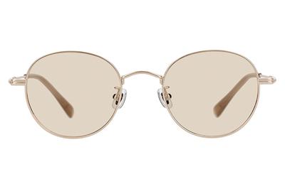 [Zoff] Boston-style Sunglasses (Gold - ZC262G0156E1)