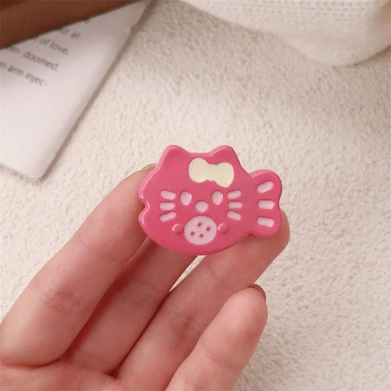 2 szt. Kreskówkowy Słodki Łuk Boczne Złamane Włosy Grzywka Klips Urocza Mała Rybka Kociak Nakrycie Głowy Dziewczynki Dzieci Akcesoria do Włosów