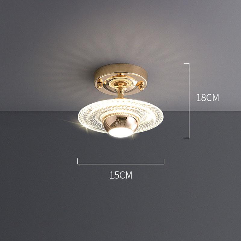 Crystal LED Ceiling Light Indoor Lighting Stairs Corridor Corridor Aisle Stairs Kitchen Dining Tables Decorative Ceiling Lamps
