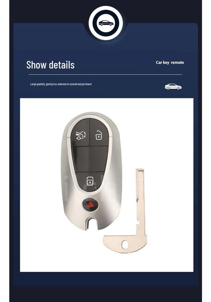 Mercedes BGA E/C/S Class 2/3/4 Button Key Shell Replacement