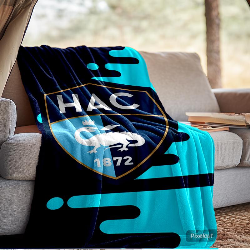 Havre Crest Blanket Lightweight Ideal Bedding Blanket Perfect for Travel, Camping, Living Rooms, Offices, Sofas, Fan Christmas gift